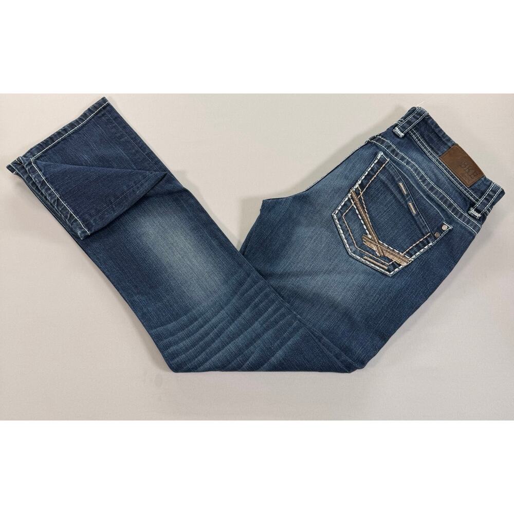 BKE Payton Bootcut Jeans Women’s 32R Medium Wash Stretch Western Denim